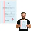 prezent na dzien ojca 23 czerwca swiadectwo dla najlepszego taty upominek certyfikat a4