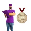 prezent na dzien ojca 23 czerwca urodziny drewniany medal super tata laur upominek
