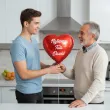 prezent na dzien ojca balon foliowy z imieniem najlepszy tata personalziowany dekoracja