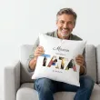 prezent na dzien ojca personalizowana poszewka na poduszke najlepszy tata na swiecie 40 x 40 cm