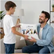 prezent na dzien ojca personalizowana poszewka na poduszke najlepszy tata na swiecie 40 x 40 cm