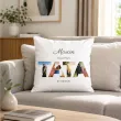 prezent na dzien ojca personalizowana poszewka na poduszke najlepszy tata na swiecie 40 x 40 cm
