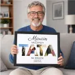 prezent na dzien ojca personalizowany certyfikat w ramce z imieniem najlepszy tata na swiecie a3