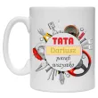 prezent na dzien ojca urodziny kubek personalizowany tata potrafi wszystko imie 330 ml