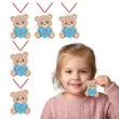 prezent na dzien pluszowego misia medal papierowy niedzwiadek do przedszkola 6x5 cm x5