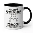 prezent na odejscie z pracy kubek z imieniem powodzenia w nowej pracy zdrajco personalizacja