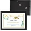 prezent na rocznice slubu ramka z zyczeniami na srebrne gody 21x30 cm