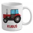 prezent na urodziny chlopca kubek z imieniem traktor personalizacja rolnik wies farma 330 ml