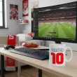 prezent na urodziny dla kibica pilkarza kubek pilka nozna arsenal personalizacja