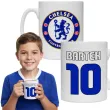 prezent na urodziny dla kibica pilkarza kubek pilka nozna chelsea personalizacja