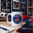prezent na urodziny dla kibica pilkarza kubek pilka nozna psg personalizacja