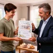prezent na urodziny personalizowany certyfikat w ramce dowolne imie ostatnie 800 eukaliptus