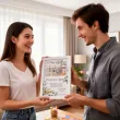 prezent na urodziny personalizowany certyfikat w ramce dowolne imie ostatnie 800 eukaliptus