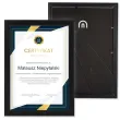 prezent na urodziny personalizowany certyfikat w ramce dowolne imie wzory do wyboru a4
