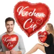 prezent na walentynki balon foliowy serce kocham cie godan 18 hrt