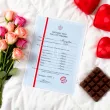 prezent na walentynki dla niego swiadectwo personalizacja certyfikat dyplom imie a4