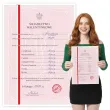 prezent na walentynki dla niej swiadectwo personalizacja certyfikat dyplom imie a4