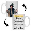 prezent na walentynki dzien chlopaka kubek personalizowany swoj chlop bialy 330 ml