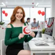 prezent na walentynki klasowe firmowe kartka okolicznosciowa zdrapka personalizacja 1 szt