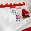 prezent na walentynki poszewka na poduszke kotek miales byc ogierem dla niego zabawny 40 cm