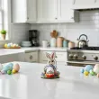 prezent na wielkanoc podstawka na jajko kinder niespodzianka pani krolikowa figurka