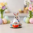 prezent na wielkanoc podstawka na jajko kinder niespodzianka pani krolikowa figurka