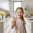 prezent na wielkanoc zajaca dla dzieci bileciki na czekoladki pani krolikowa kinder 5 szt