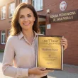 prezent na zakonczenie roku dzien edukacji certyfikat w drewnie z grawerem dla nauczyciela