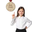 prezent na zakonczenie roku szkolnego drewniany medal ukonczenie 3 klasy upominek