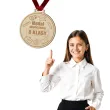 prezent na zakonczenie roku szkolnego drewniany medal ukonczenie 8 klasy upominek