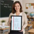 prezent personalizowany dla nauczyciela na zakonczenie roku swiadectwo szkolne dyplom w ramce a4