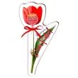 prezent upominek tulipan na lizak dzien kobiet 18 cm