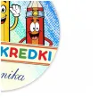 prezenty na dzien kredki medale papierowe kolorowi przyjaciele do przedszkola 5 cm x5