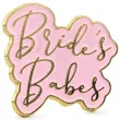 przypinka brides babes rozowa partydeco 3 5x3cm