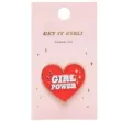 przypinka girl power partydeco 3x3 cm