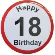 przypinka happy birthday 18 urodziny gadgetmaster 56 mm