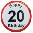 przypinka happy birthday 20 urodziny gadgetmaster 56 mm