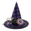 przypinka kapelusz czarownicy fioletowy