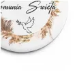 przypinka komunia swieta boho okragla 56 mm