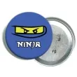przypinka ninja niebieski congee 56 mm