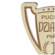 puchar dziadek roku drewniany 92 x 135 mm