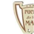 puchar dzien matki dla super mamy drewniany 92 x 135 mm