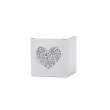 pudeleczka dla gosci classic white heart 10 szt