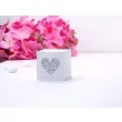 pudeleczka dla gosci classic white heart 10 szt