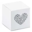 pudeleczka dla gosci classic white heart 10 szt