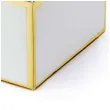 pudeleczka dla gosci gold border biale partydeco 10 szt