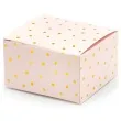 pudeleczka dla gosci kropki rozowe jasne partydeco 10 szt