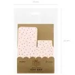 pudeleczka dla gosci kropki rozowe jasne partydeco 10 szt