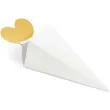 pudeleczka dla gosci serce zlote bialy partydeco 5 5x18x5 5 cm