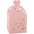 pudeleczka dla gosci serduszka amscan rozowe jasne 10 szt